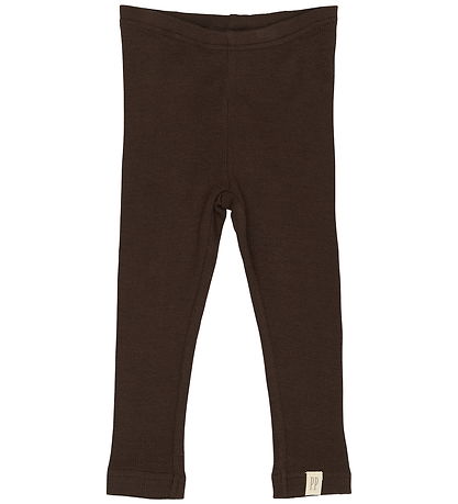 Petit Piao Leggings - Rib - Modal - Coffee Bean