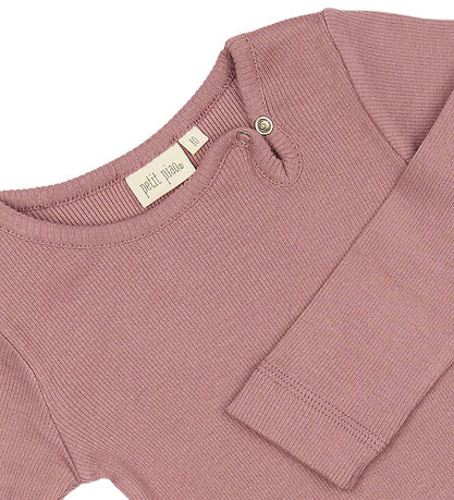 Petit Piao Body l/æ - Rib - Modal - Nostalgia Rose