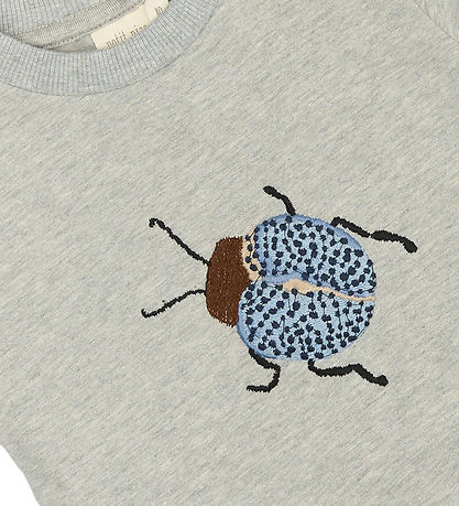 Petit Piao Sweatshirt - Lysegråmeleret