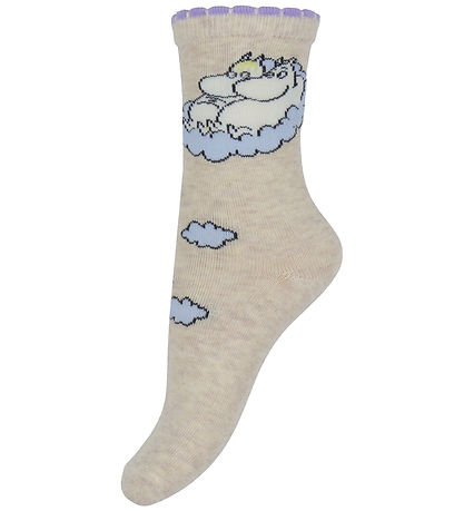 MarMar Strømper - 2-pak - Moomin - Lavender 