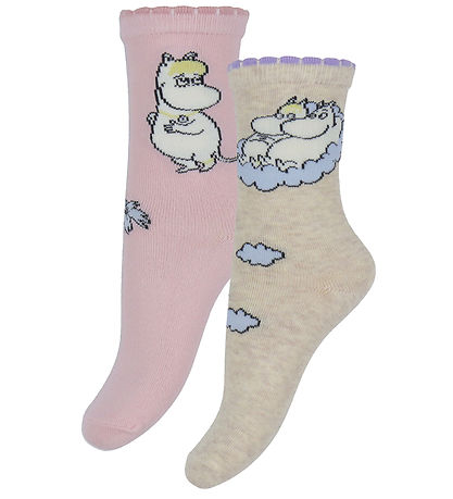 MarMar Strømper - 2-pak - Moomin - Lavender 