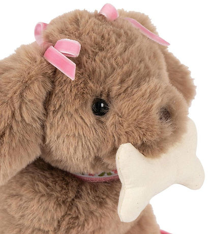 Konges Sløjd Bamse - Hundehvalpen Maude - Pink Check