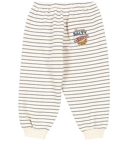 Konges Sløjd Sweatpants - Amio - Captains Blue/Antique White