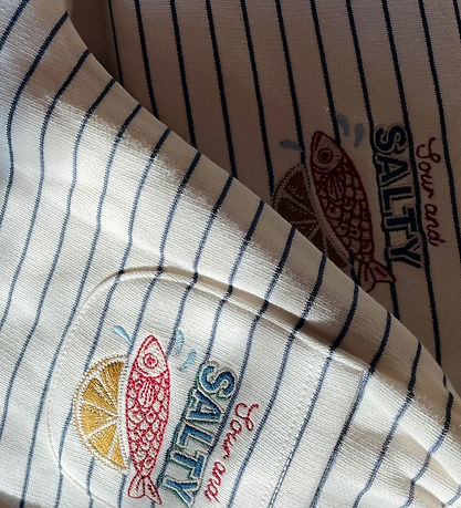 Konges Sløjd Sweatpants - Amio - Captains Blue/Antique White