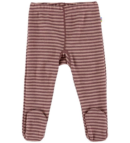 Joha Leggings m. Fødder - Uld - Rose