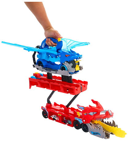Hot Wheels Legesæt - City Ultimate Dual Dragon Transporter