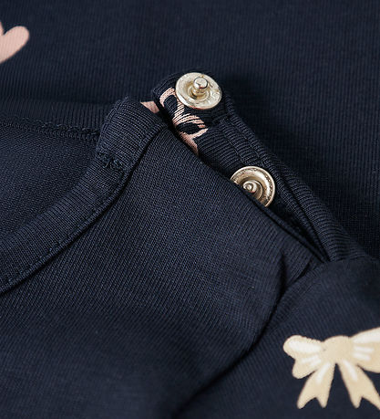 Name It Kjole - NbfVandora - Navy Blazer/Flowers and hearts