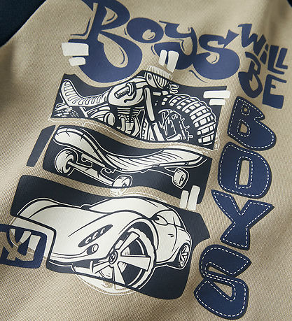 Name It Sweatshirt - NmmVildar - Island Fossil/Boys