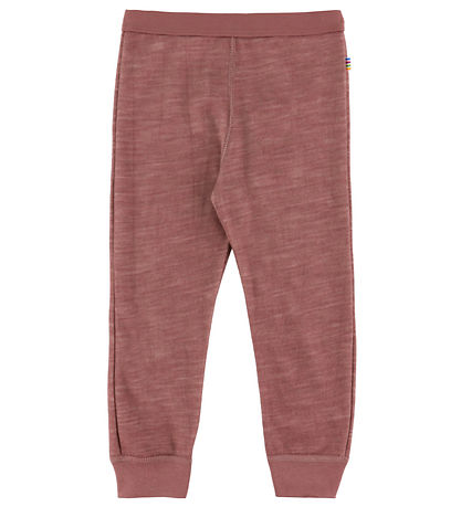 Joha Leggings - Uld/Bambus - Mrk. Rose