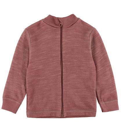 Joha Cardigan - Uld/Bambus - Mrk. Rose