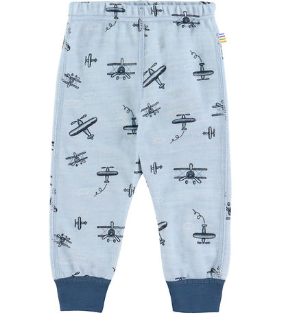 Joha Leggings - Uld/Bambus - Lyseblå