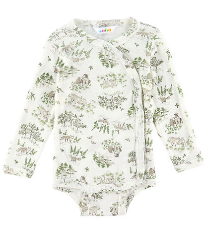 Joha Slå-Om Body l/æ - Uld/Silke - Off White