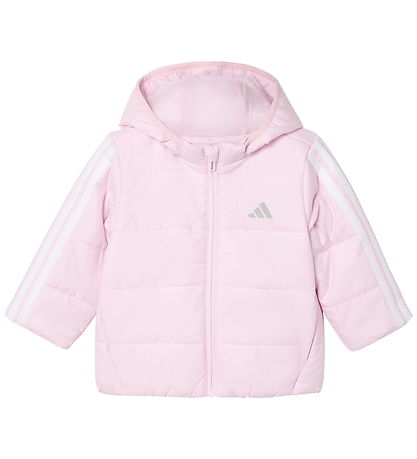 adidas Performance Dynejakke - I ESS 3S JKT - Pink/White