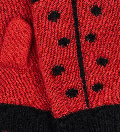 Konges Sløjd Luffer - Uld/Polyester - Strik - Ladybug - Barbados