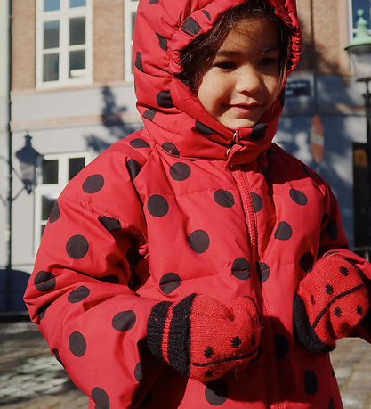 Konges Sløjd Luffer - Uld/Polyester - Strik - Ladybug - Barbados