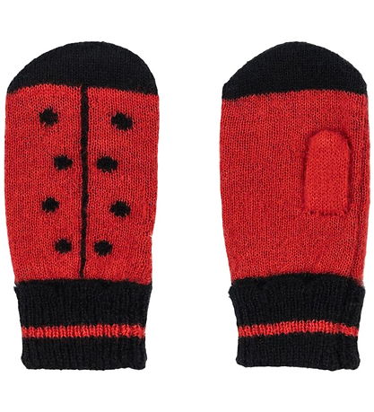 Konges Sløjd Luffer - Uld/Polyester - Strik - Ladybug - Barbados