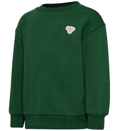 Hummel Sweatshirt - HmlMini Bee - Mørkegrøn