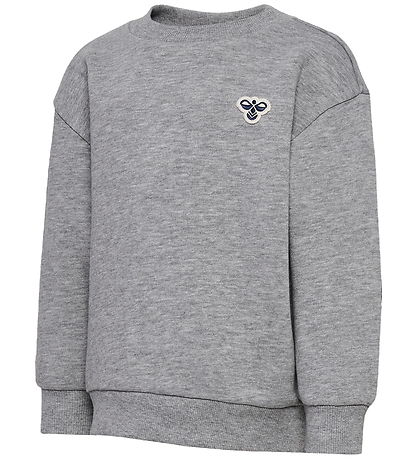 Hummel Sweatshirt - HmlMini Bee - Gråmeleret