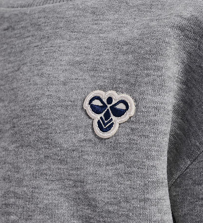 Hummel Sweatshirt - HmlMini Bee - Gråmeleret