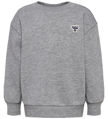 Hummel Sweatshirt - HmlMini Bee - Gråmeleret