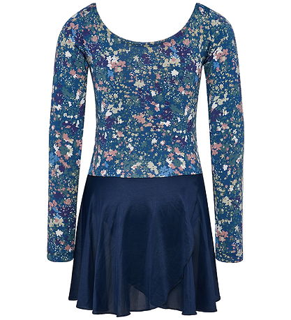 Hummel Gymnastikdragt - HmlJR Mix Gym - Dress Blues/Riverside
