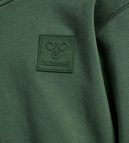 Hummel Hættetrøje - HmlClean - Mørkegrøn