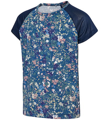 Hummel T-shirt - HmlJR Mix - Dress Blues/Riverside
