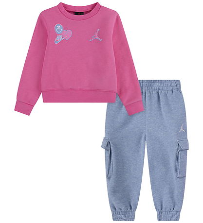 Jordan Sweatsæt - JDG BLUE JEANS & BLING - Cobalt Bliss Heather