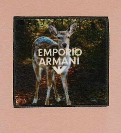 Emporio Armani T-shirt - Mahogany Rose m. Print