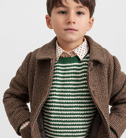 MarMar Bluse - Strik - Torin - Garden Green Stripe