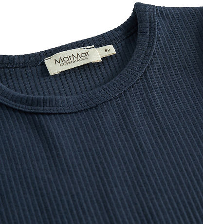 MarMar Bluse - Rib - Plain - Pilot Lavender