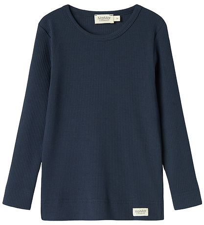 MarMar Bluse - Rib - Plain - Pilot Lavender