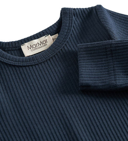 MarMar Body l/æ - Rib - Plain - Pilot Navy