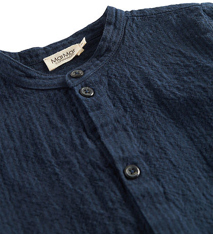 MarMar Skjorte - Torben - Dark Blue Stripe