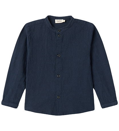 MarMar Skjorte - Torben - Dark Blue Stripe