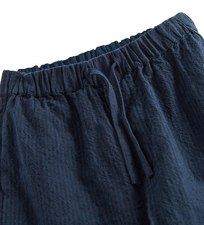 MarMar Bukser - Plano - Dark Blue Stripe