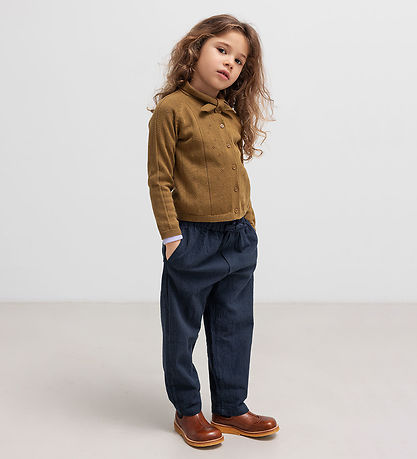 MarMar Bukser - Plano - Dark Blue Stripe