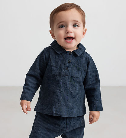MarMar Bukser - Panto - Dark Blue Stripe
