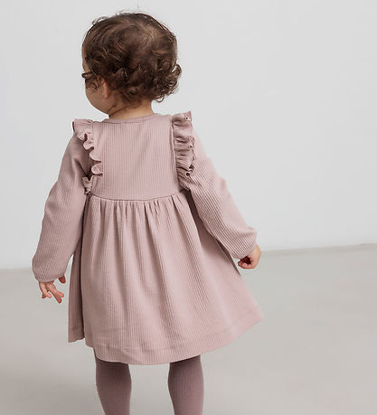 MarMar Strømpebukser - Rib - Mauve