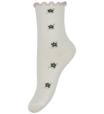 Name It Strømper - 3-pak - Rib - NmfNetti - Peppercorn/Burnished
