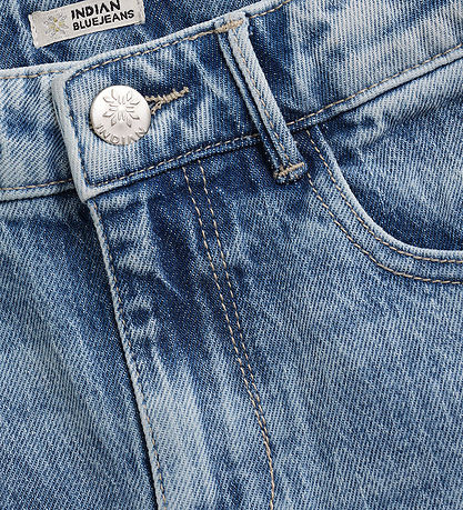 Indian Blue Jeans Jeans - Wide Fit - Medium Denim