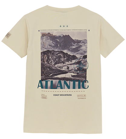 Indian Blue Jeans T-shirt - Sandshell m. Print