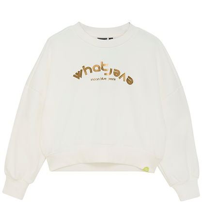 Indian Blue Jeans Sweatshirt - Cloud m. Kobber