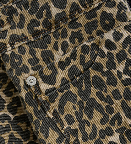 Indian Blue Jeans Jeans - Wide Fit - Leopard