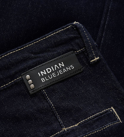 Indian Blue Jeans Jeans - Wide Fit - Dark Blue Denim