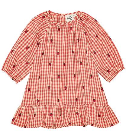 Flöss Kjole - Molly - Berry Gingham m. Tern