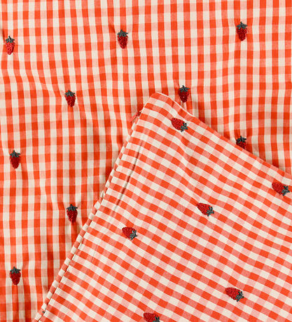 Flöss Sengetøj - Junior - Molly - Berry Gingham