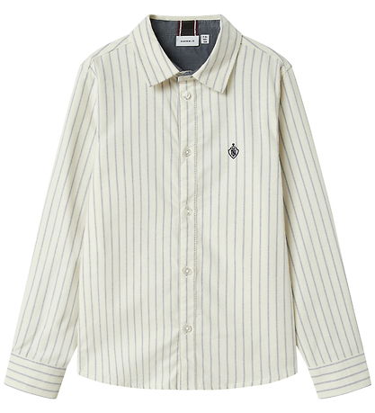 Name It Skjorte - Noos - NkmNewsa - Jet Stream Stripes/Navy Blaz