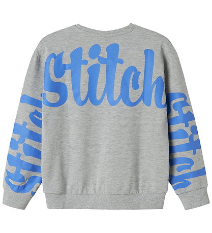 Name It Sweatshirt - NkfAkira - Stitch - Grey Melange