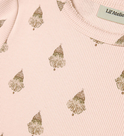 Lil' Atelier Bluse - Rib - NmfLavo - Pastel Parchment